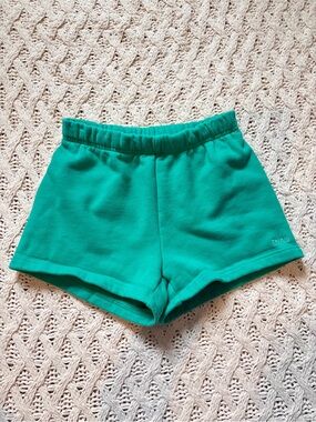 TNA Sweatfleece Cozy Fleece Shorts - Perfect Fit Teal Colour - Size XS